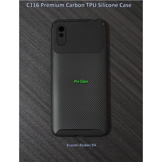 C116 Xiaomi Redmi 9A / 9T Premium Carbon TPU Silicone Case Armor