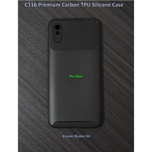 C116 Xiaomi Redmi 9A / 9T Premium Carbon TPU Silicone Case Armor