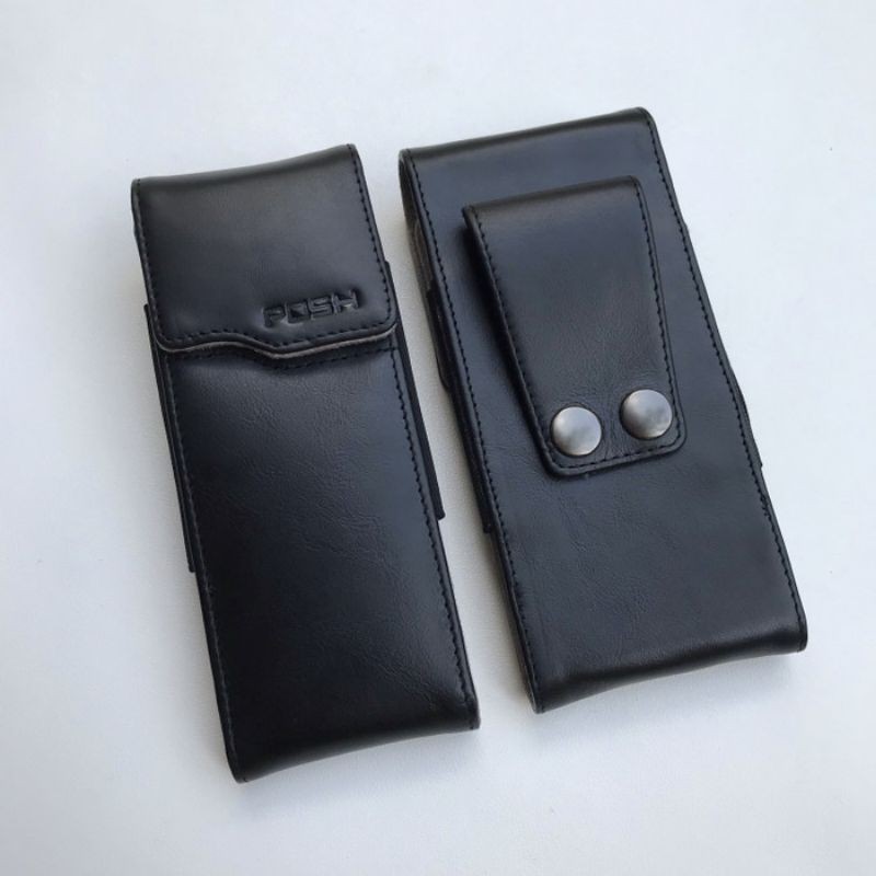 Case Samsung Galaxy S21 S22 S23 S24 S25 Ultra Plus Biasa Casing Genuine Leather Tas Dompet Pinggang 