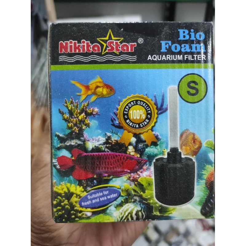 Bio Foam Size S / Busa filter aquarium / Penyaring filter aquarium