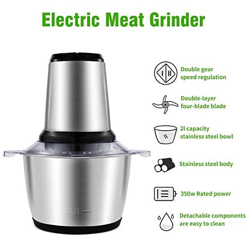 Blender Daging Elektrik Stainless  304 - Stainless 304 Meat Grinder - Blender Giling Daging Stainless - Blender Capsule - Chopper