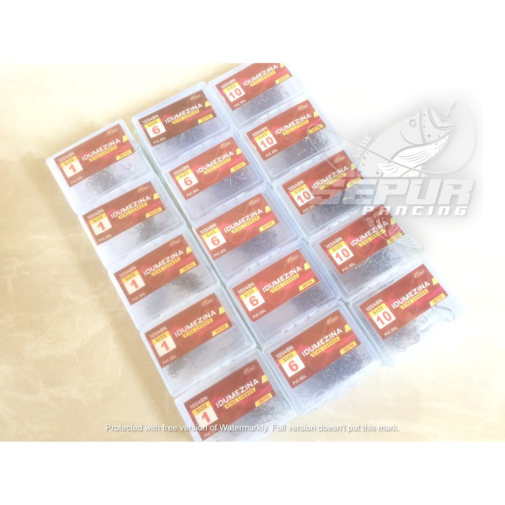 Mata Kail Pancing DAIDO IDUMEZINA 1054 RING CARBON isi 100 pcs