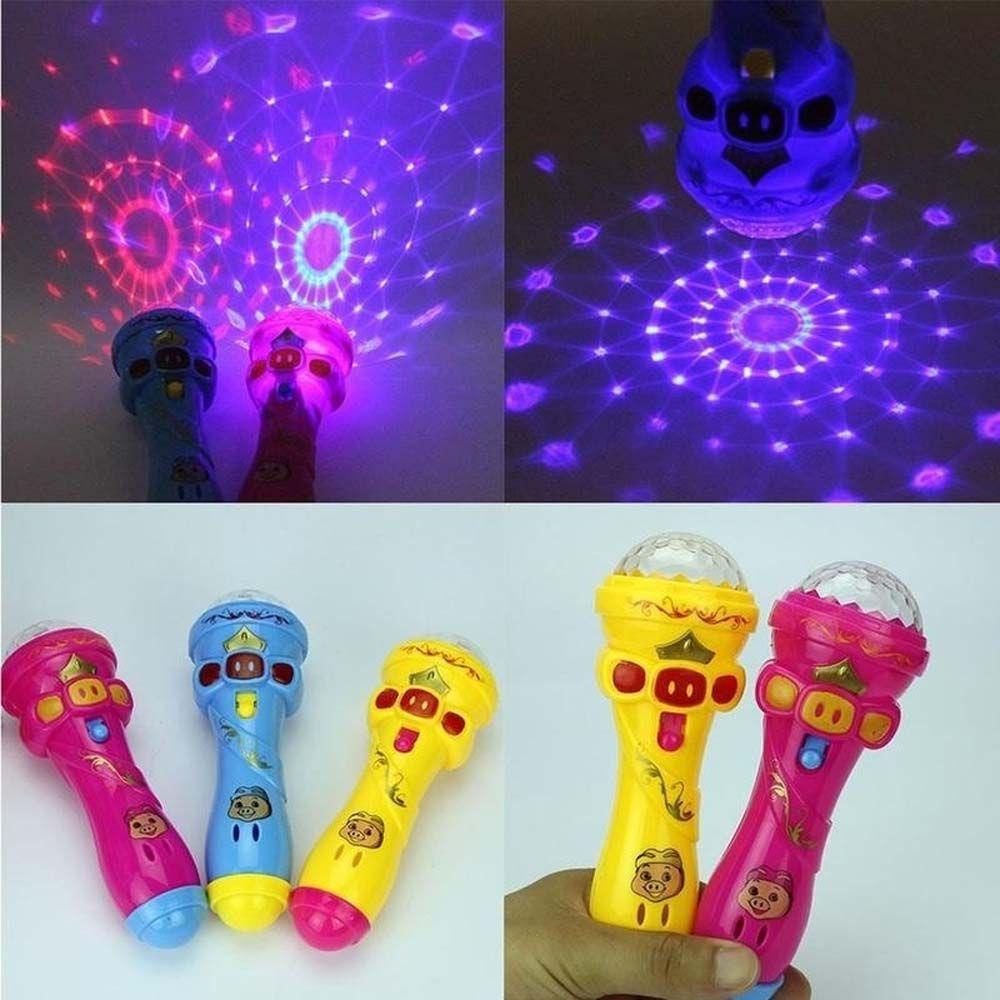 Lanfy Starry Senter Mainan Mini Lighting Gypsophila Led Aksesoris Anak Mainan Mikrofon Cahaya-Memancarkan Glowing Magic Stick