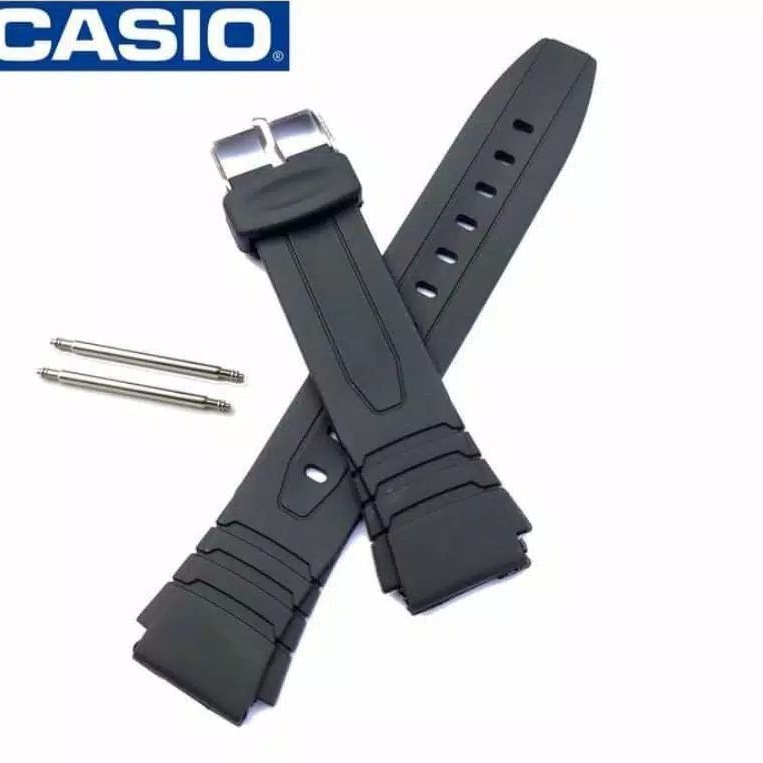 TALI JAM TANGAN CASIO DB36 W59 F91 F94 F105 RUBBER STRAP TALI JAM CASIO W 59 FREE PEN