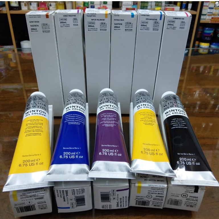 

WINSOR OIL COLOUR 200 ML CAT MINYAK