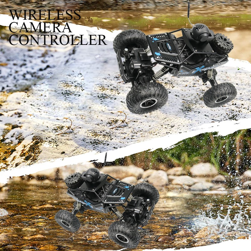 HD Aerial Cross-country Climbing RC Car with 720P Wifi Camera and Real-Time Video Camera Functions