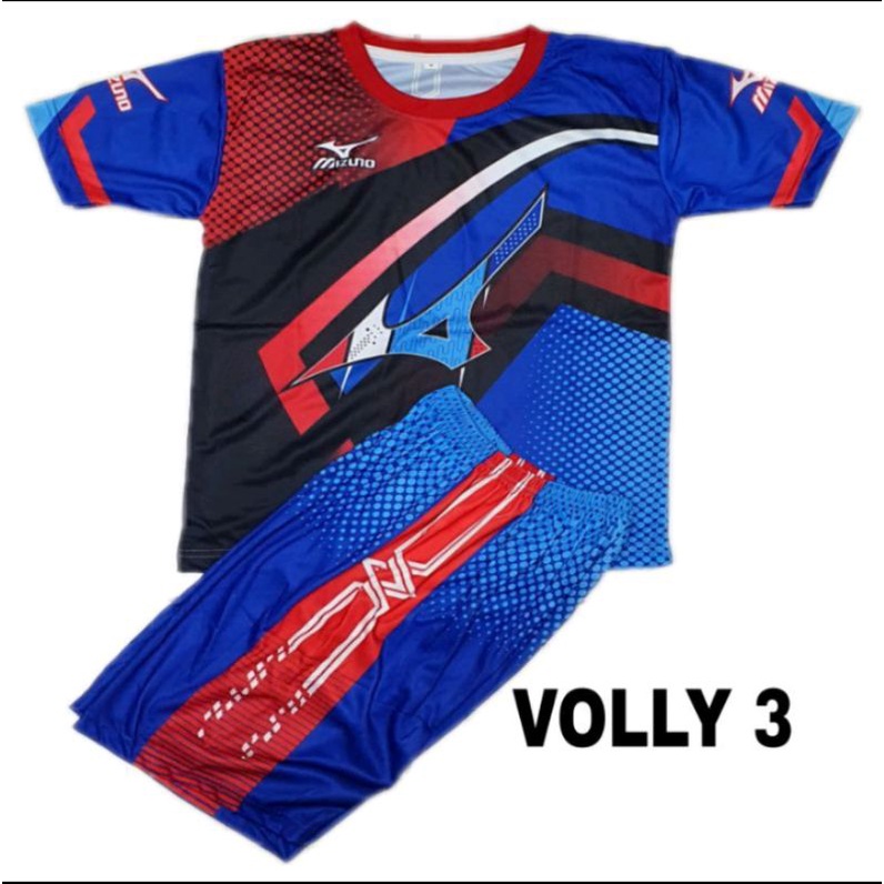 setelan anak full printing//baju voli anak