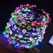 MAHKOTA BUNGA LED - FLOWER CROWN - MAHKOTA BUNGA LAMPU