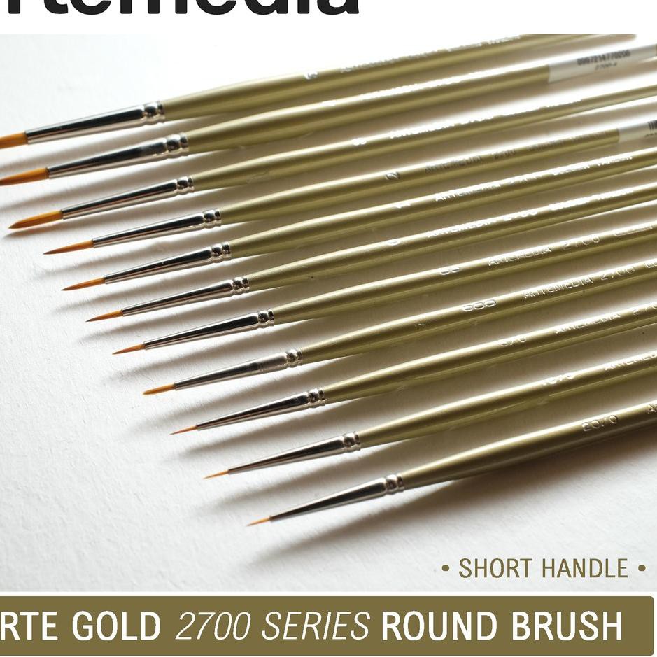

Hot Sell.. Artemedia Gold 2700 Round Taklon Brush