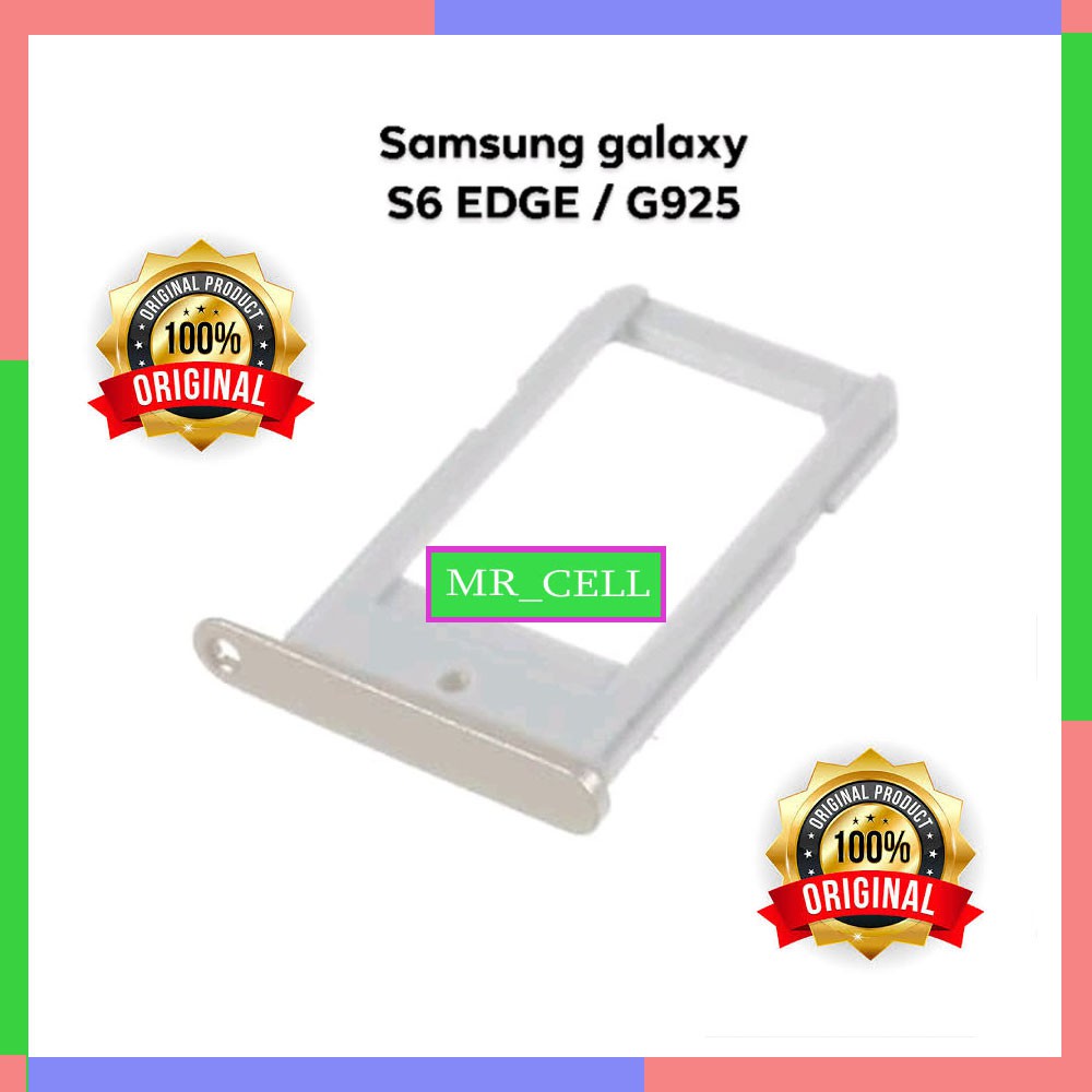 SLOT SIMTRAY SIMLOCK SAMSUNG G925 GOLD ORI S6 EDGE G925F