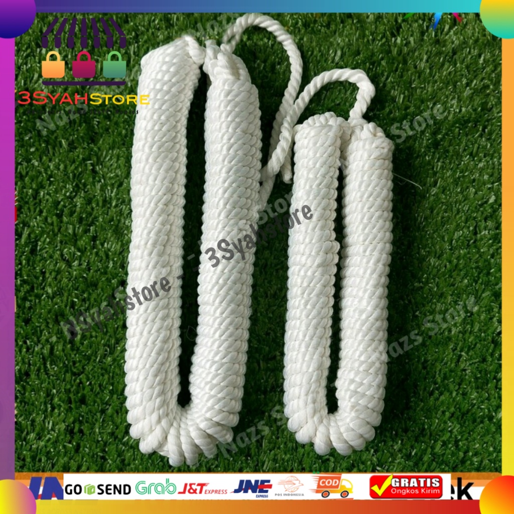 

Tali Tambang Pramuka 5 & 10 meter Tali Serat Nylon Kwalitas Premium