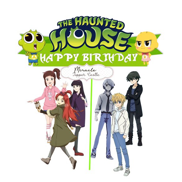 SHINBI HAUNTED HOUSE CAKE TOPPER
