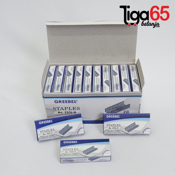 365 GREEBEL ISI STAPLES #80015 Refil / Isi Staples Steples Hekter GREEBEL