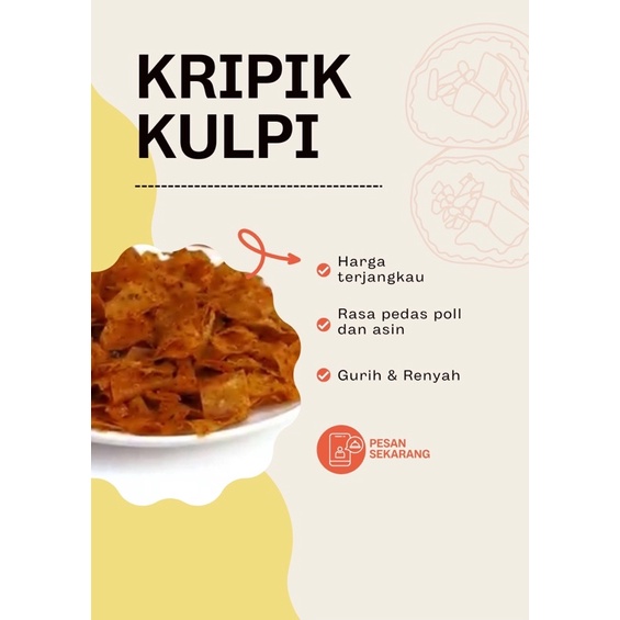 

kripik kulpi(kulit lumpia)