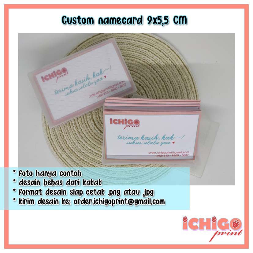 

Kartu Nama Standar Custom 2 Sisi Tanpa Laminasi