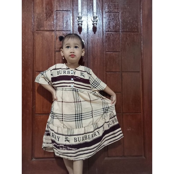 MIDI DRESS ANAK USIA 2 _ 3 _4_  TAHUN