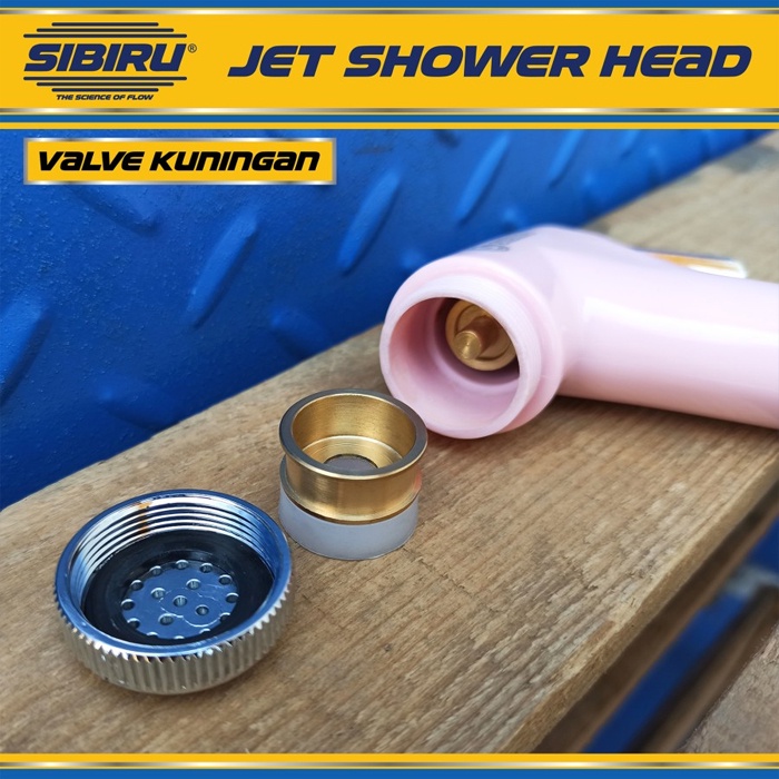 Kepala Jet Shower Kloset Toilet Kamar Mandi / Bidet Head Cebok Semprotan Toilet Closet WC - Pink