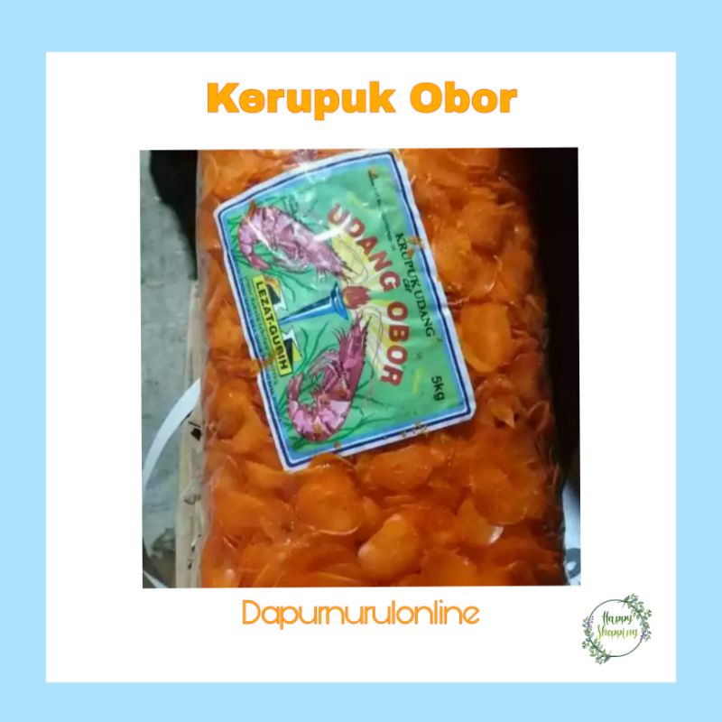 

Kerupuk Merah Cap obor ¼kg - 1kg