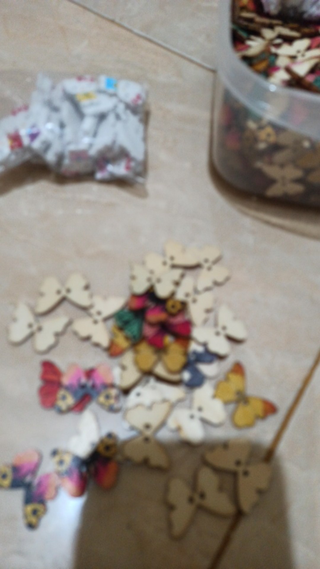 50pcs Diy Kancing Dengan Gambar Tulisan Handmade Untuk Pakaian/kerajinan Tangan