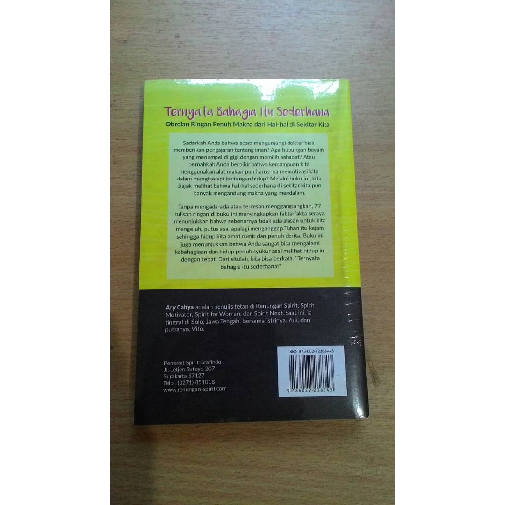 Jual Ternyata Bahagia Itu Sederhana Di Jakarta Shopee Indonesia