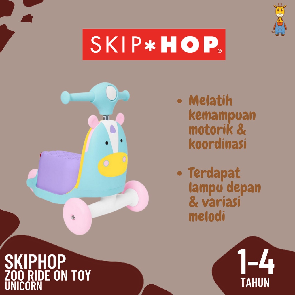 Skiphop Zoo Ride On Toy