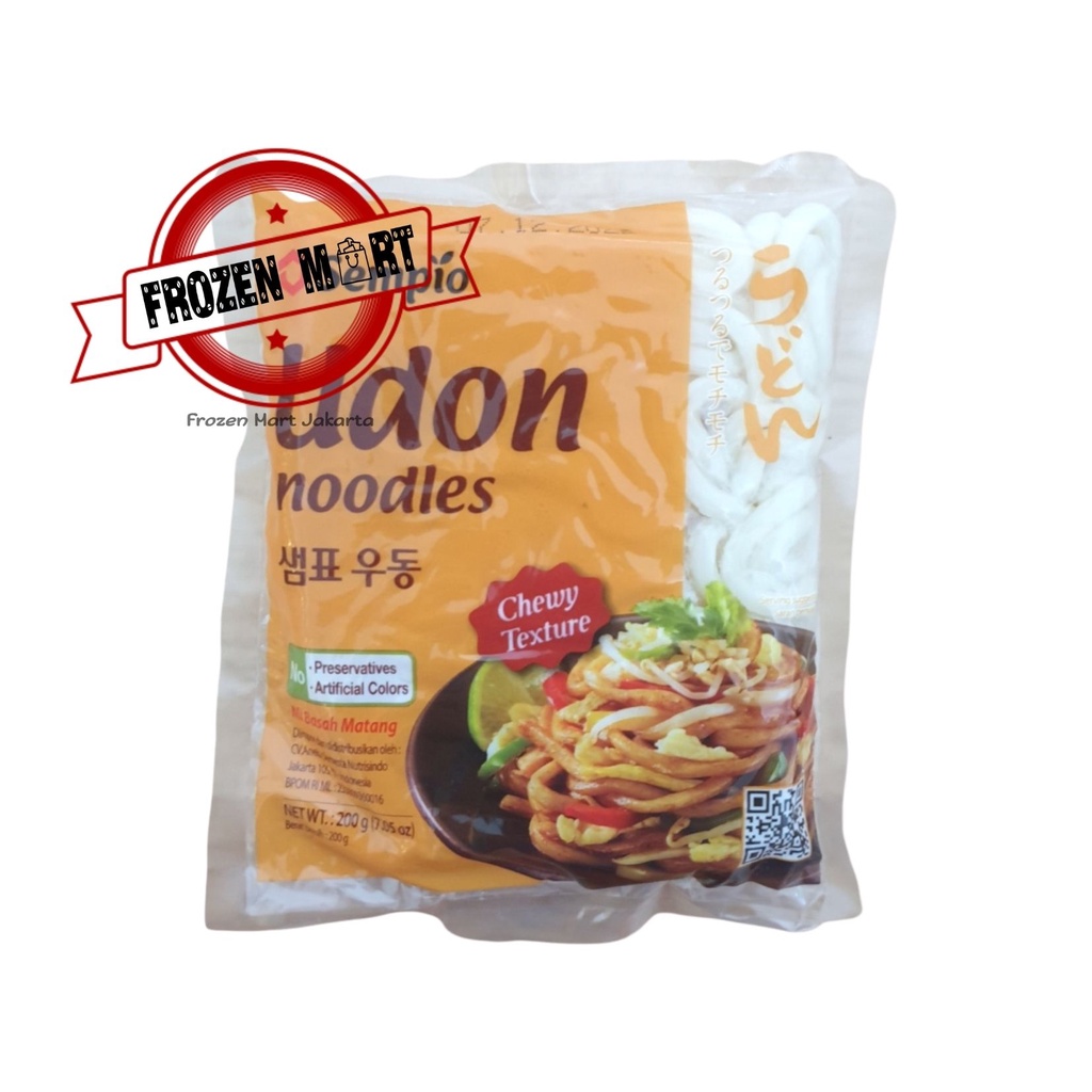 SEMPIO Udon Noodles / Mie Basah Matang Udon Jepang Instant 200 Gr / Mie Udon Instant