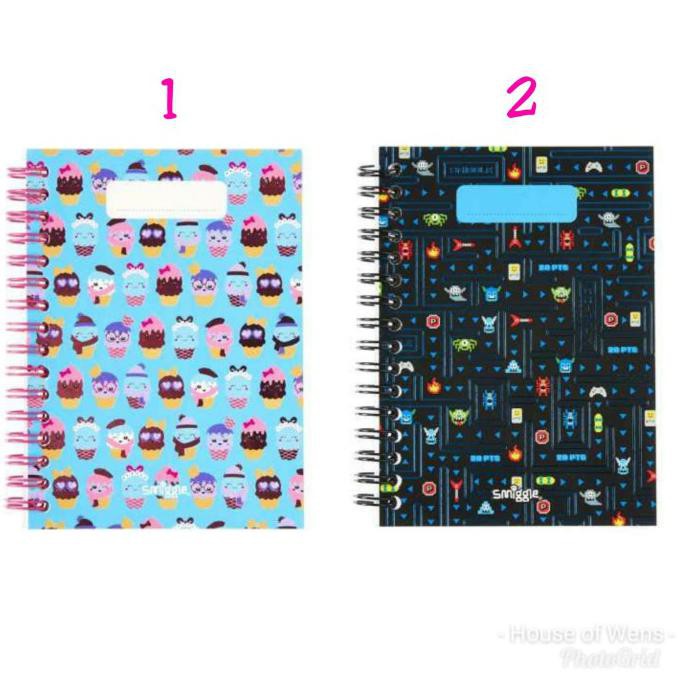

[[BISA COD]] SMIGGLE NBK A4 WOAH BOOK LINED - BUKU TULIS SMIGGLE UK A4 - Blue