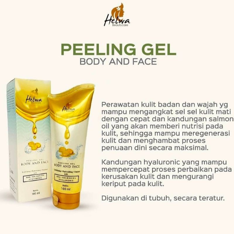 Body and Face Peeling Gel Helwa beautycare