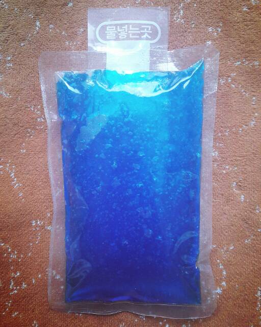 blue ice pack gel besar 1kg sampai 1,5kg 20x30cm murah pendingin es krim