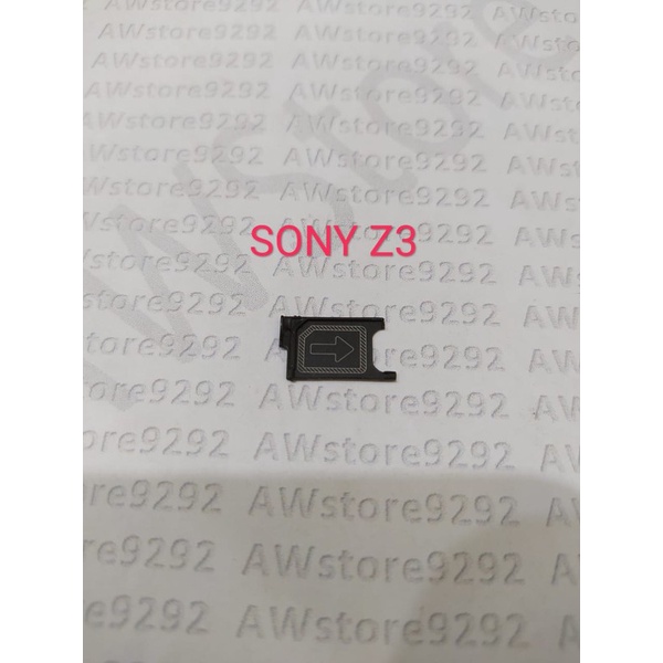 Tempat Dudukan Simcard Simtray Sim Tray Card Lock Sony Xperia Z3 D6653 D6603