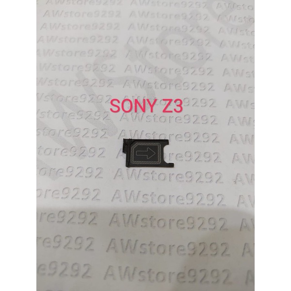 Tempat Dudukan Simcard Simtray Sim Tray Card Lock Sony Xperia Z3 D6653 D6603