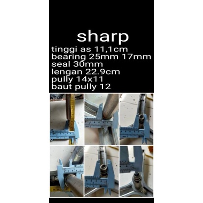 Spider segitiga mesin cuci sharp es fl872 7kg es-fl872 drat as dalam