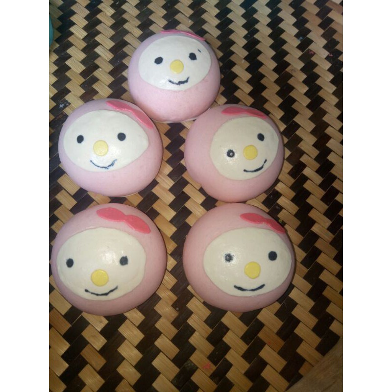 

bakpau karakter lucu bisa riques karakter