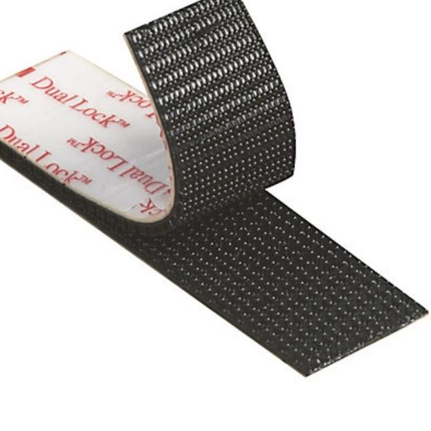 

➶ 3M Dual lock reclosable fastener black 1in x 50cm velcro double tape ○