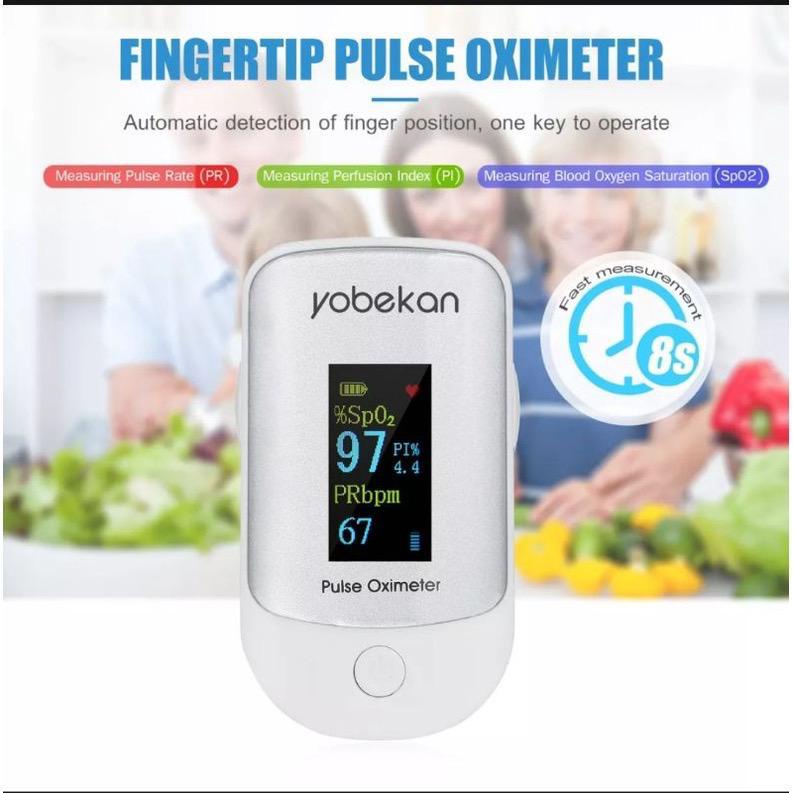 Pulse Oximeter Fingertip Pengukur Kadar Oksigen Detak Jantung Oximeter - A2 L87/A2 L88