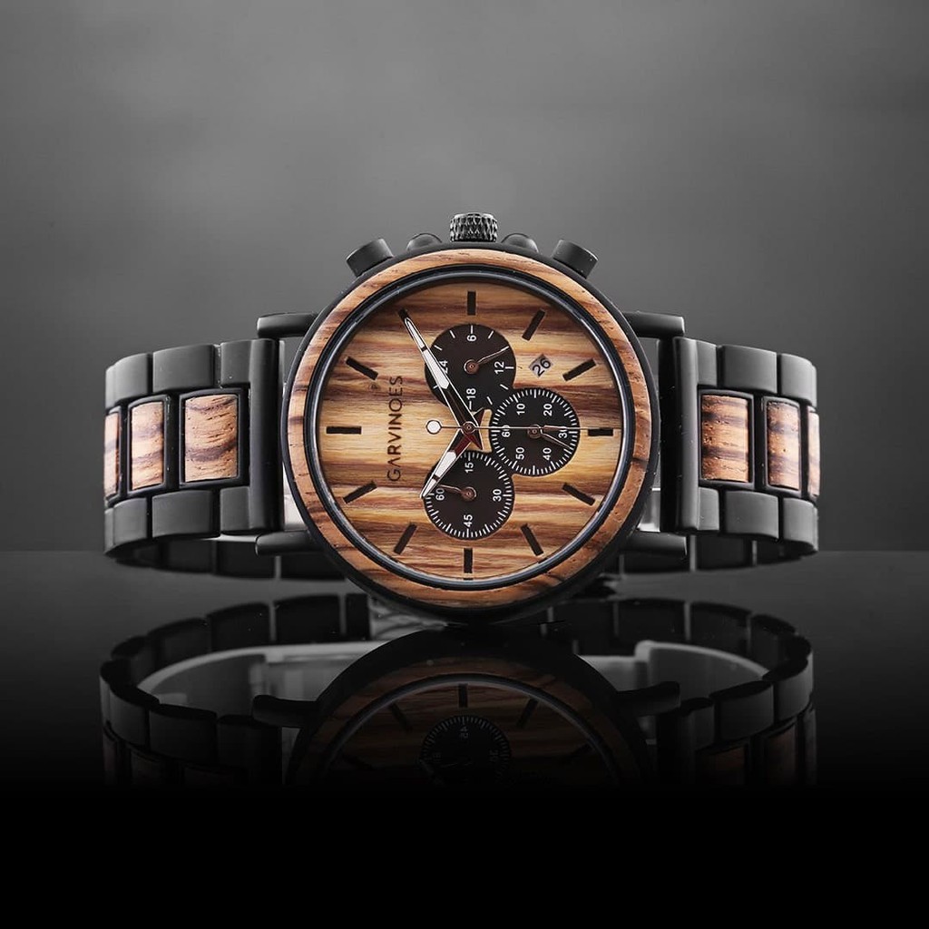 JAM TANGAN KAYU BRANDED PRIA GARVINOES - Arfak Series / JAM TANGAN PRIA BRANDED MURAH