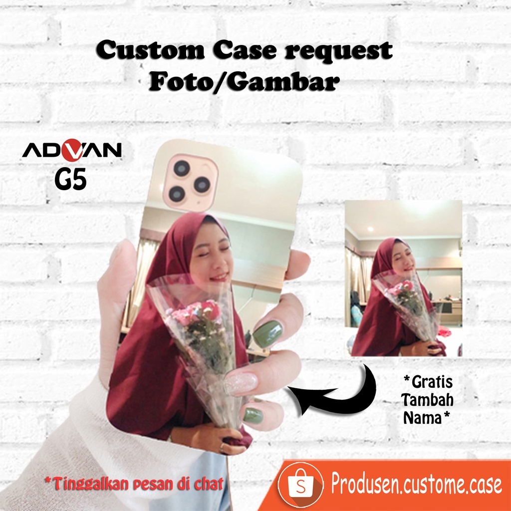 CUSTOM case Foto Gambar for Advan G5 advan g5 elite advan G9 pro advan nasa plus advan g5 plus casin