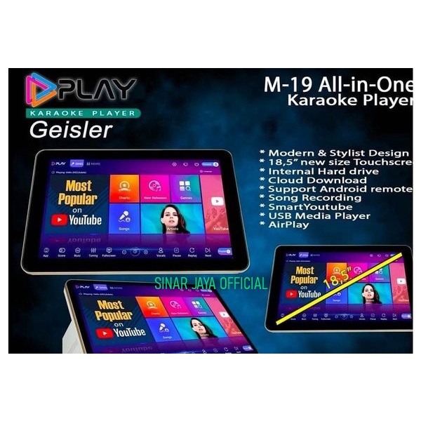 PROMOSPESIAL PLAYER KARAOKE GEISLER PLAY M19 - M 19 YOUTUBE