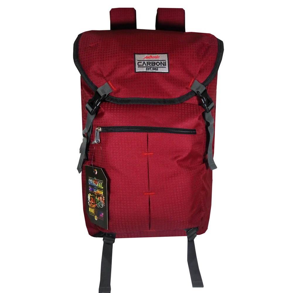 SHOPEE 6.6 SUPER SALE!! Carboni Tas Ransel Semi Carrier RA001 Original - Red