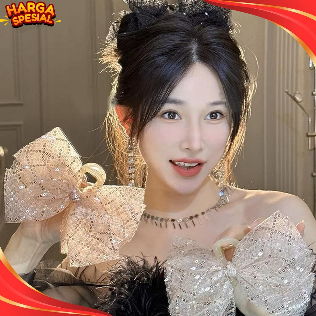 HARGA GROSIR Caliloops Jedai Jepit Rambut Pita Besar Korea Dewasa Blink Mondine