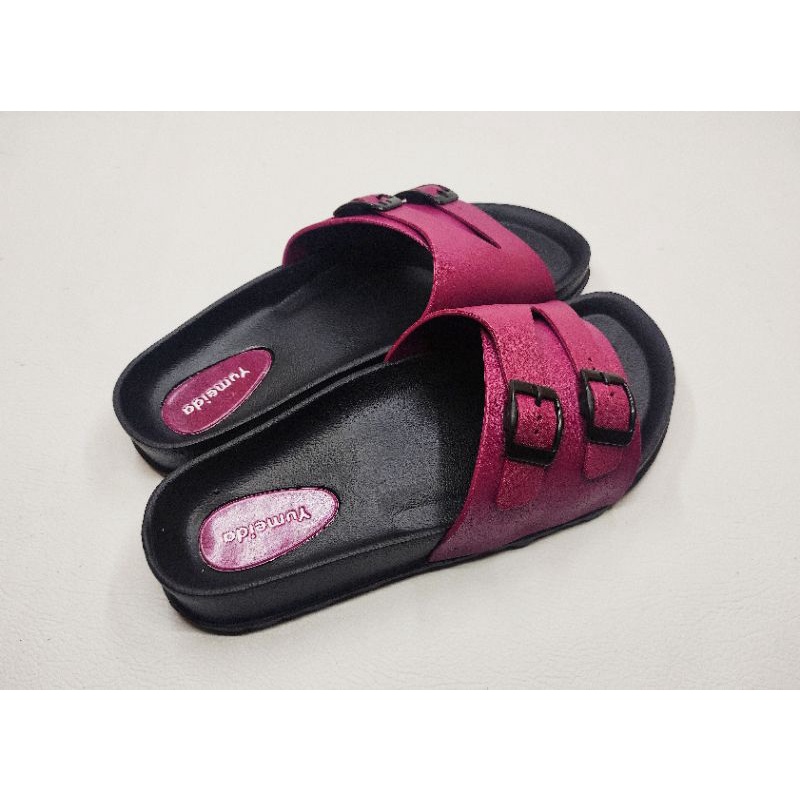 YUMAIDA - SANDAL YUMAIDA 20083L SELOP BAN 2 WANITA / SANDAL SLIP ON TERLARIS / SANDAL CASUAL WANITA / SANDAL KARET / SANDAL KEKINIAN /FASHION WANITA DEWASA / SANDAL CANTIK / SANDAL RUMAH /SANDAL YUMAIDA IMPORT