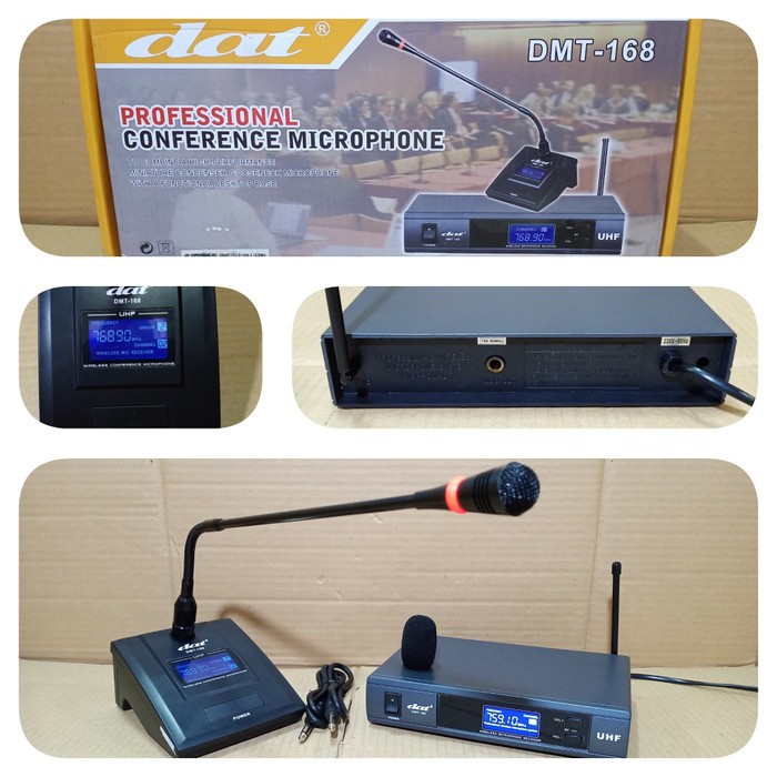 MIC MEJA WIRELESS DAT DMT 168 MICROPHONE CONFERENCE