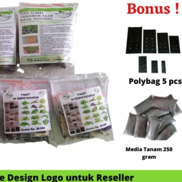 ♗ Promo Paket Murah 30.000 15 jenis bibit sayuran isi lebih banyak ☆
