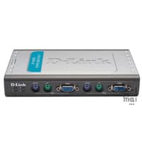 D-Link KVM DKVM-4U 4-port PC USB Keyboard, SVGA Video, USB Mouse KVM