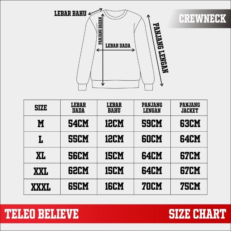 Crewneck Sweater Believe Trust