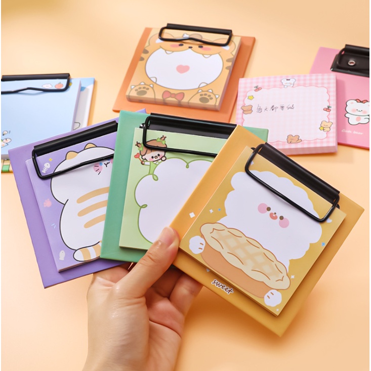 

Papan sticky notes lucu memo Board clip animal
