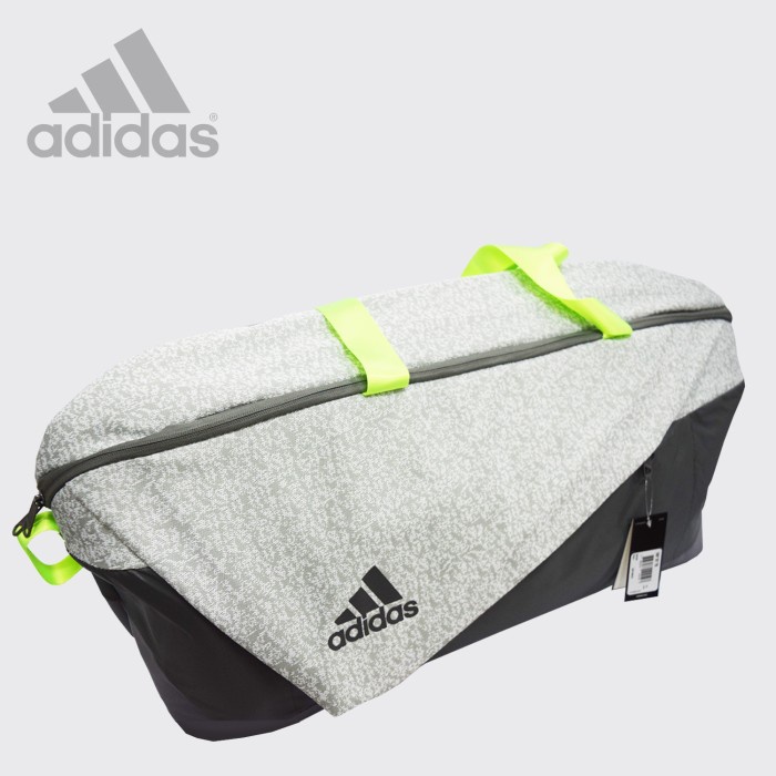 Tas Raket Badminton Adidas 360 B7 Tournament Bag Grey White #98