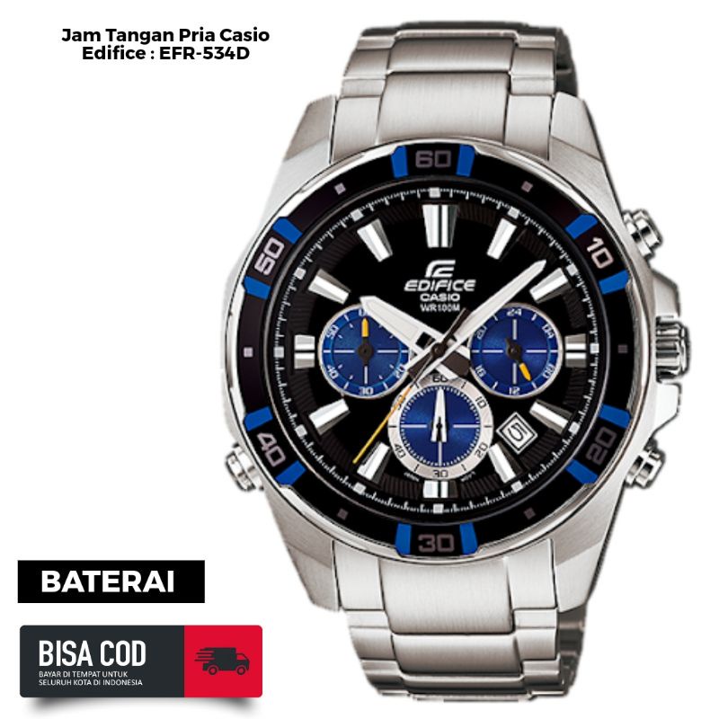 Jam Tangan Pria Casio Edifice : EFR-534D