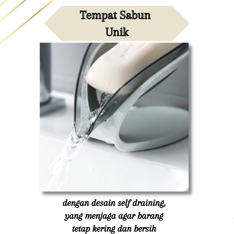 Tempat Sabun Unik Bentuk Daun / TEMPAT SABUN DAUN/Tatakan Sabun Mandi