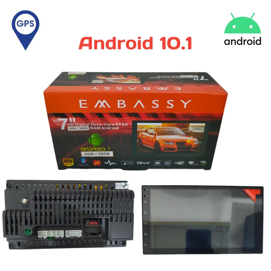 Headunit Head Unit Android Embassy 7 Inch Platinum Ram 2GB Rom 32GB